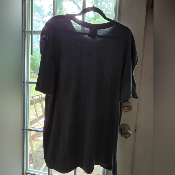 Nike Taped Shoulder Logo Tee | Men's L | Black/White - Picture 2 of 3